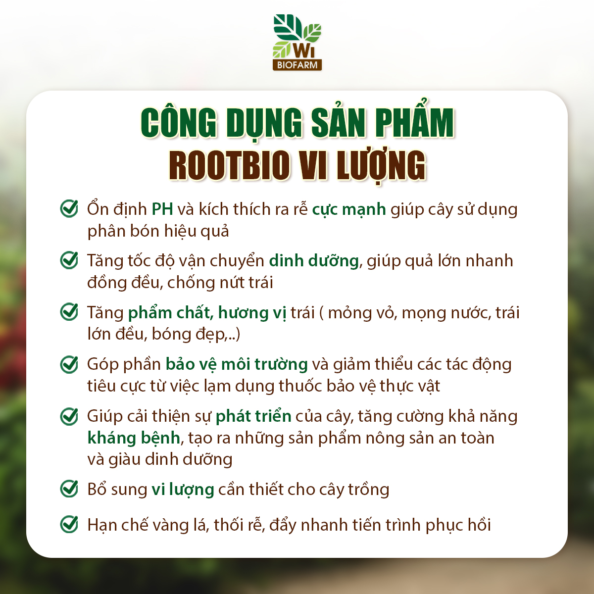 ROOTBIO Vi lượng - Ảnh 5
