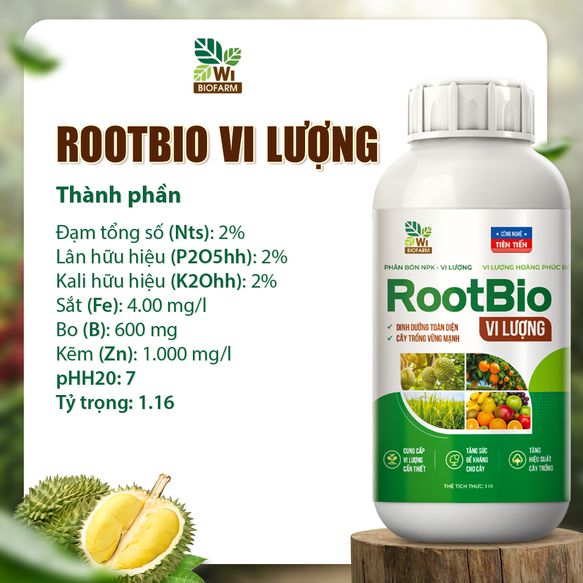 ROOTBIO Vi lượng - Ảnh 3